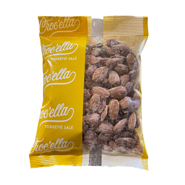 amandes grillées salées Croc'ella