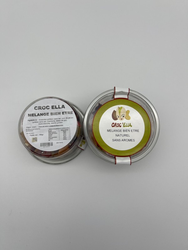 Melange bien être pot 150gr melange de fruits secs CROC’ELLA Marseille