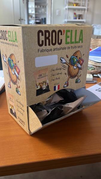 Box snacking fruits secs snack apéritif croc'ella Marseille Paca