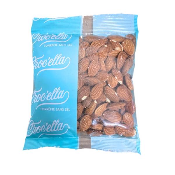 Amandes grillées sans sel en sachet de 250gr pour distributeur