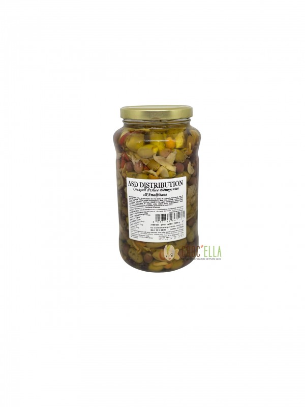 Olives cocktail à l’amalfitaine Bocal olives Italie CROC’ELLA Marseille Provence-Alpes-Côte-d’Azur