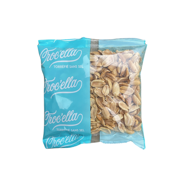 Arachides blanches grillées sans sel sachet 200gr