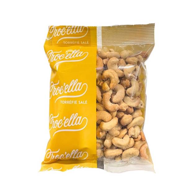 noix de cajou grillées salées sachet 250gr
