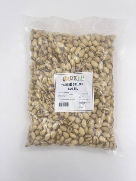 Pistaches grillées sans sel en vrac sac sous vide 1kg 