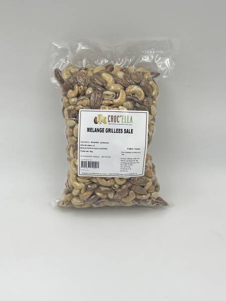 Mélange grillé salé sachet sous vide 1kg 