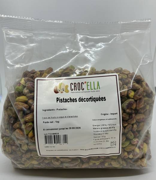 PISTACHE DECORTIQUEE 1KG