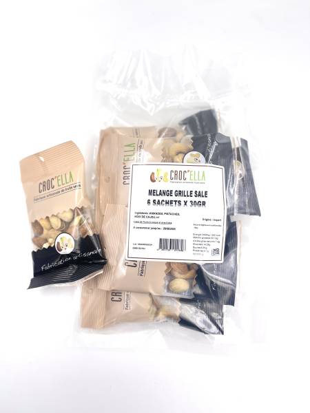 Mélange grillé salé snacking 30gr par 6