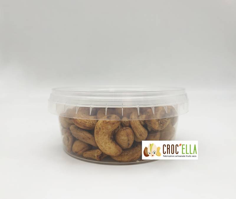 Noix de cajou aromatisées piment d'espelette 120 gr pour grossiste et distributeur