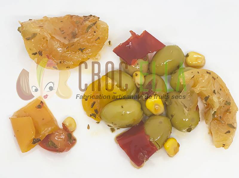 Olives vertes cassées mexicaine 8 kg Olives du Maroc pour professionnel alimentaire en France