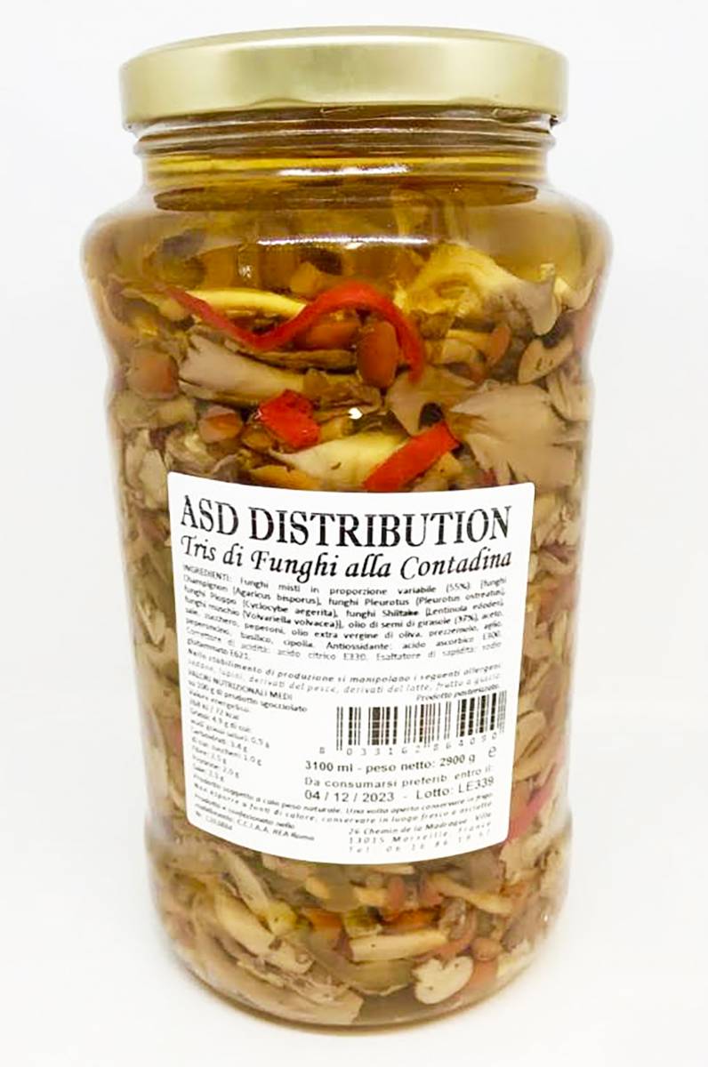 Trio de champignons