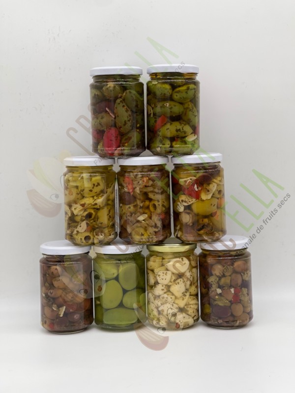 Olives italiennes CROC'ELLA bocaux