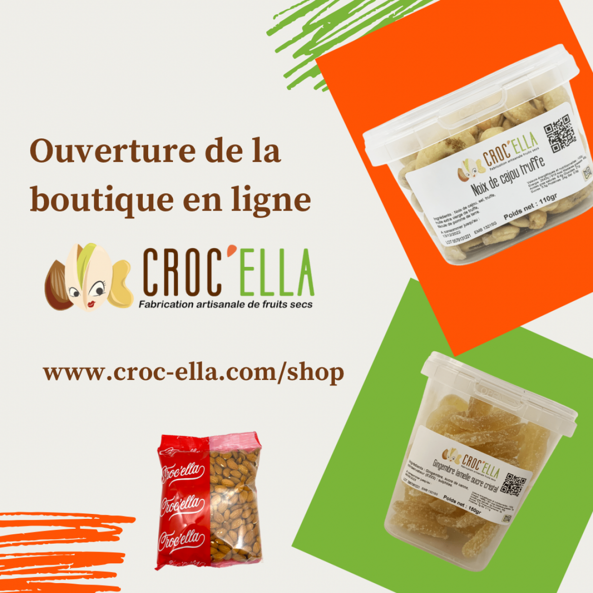 Ouverture de la boutique en ligne CROC'ELLA pour les particuliers CROC'ELLA Marseille Bouches-du-Rhône