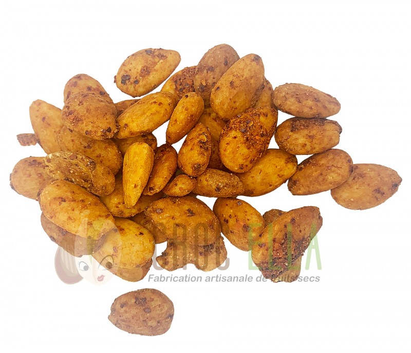 Amandes blanches piment d'Espelette en vrac
