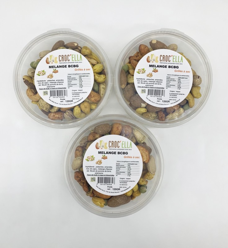 Délicieux mélange BCBG pistaches, amandes, noix de cajou, edamame pour grossiste et distributeur en France