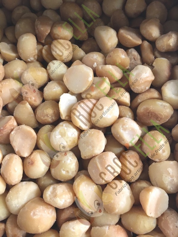 noix de macadamia grillées salées croc'ella grossiste fruits secsMarseille